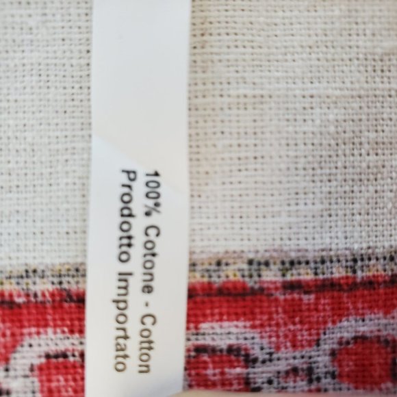 Map of Italy souvenir Dish Tea Towel Rectangle Multicolored Made in Italy Art - Picture 5 of 5